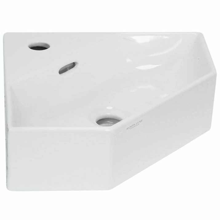 Умывальник Sanita Luxe Line 50x35, WB.CR/Line/35-C/WHT.G/S1