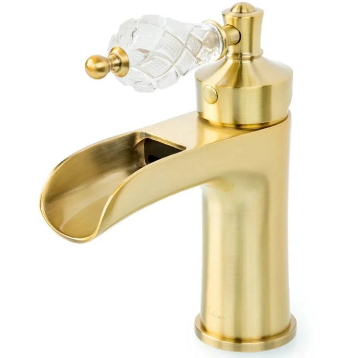 Смеситель для умывальника Boheme Vogue Crystal Bronze, 201