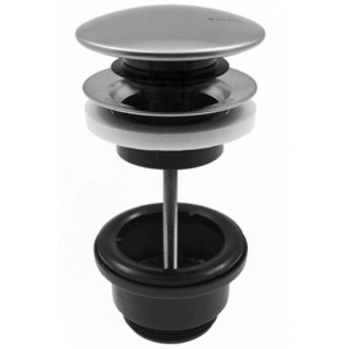 Сливной клапан из латуни Push Open Bruma X-Aplha 186 001 0IS Satin Stainless Steel, 1860010IS