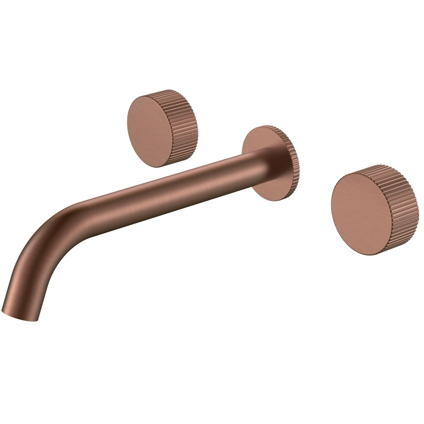 Смеситель из стены на 3 отверстия Boheme Stick Linea Bronze Brushed, 152-2-BRB.3