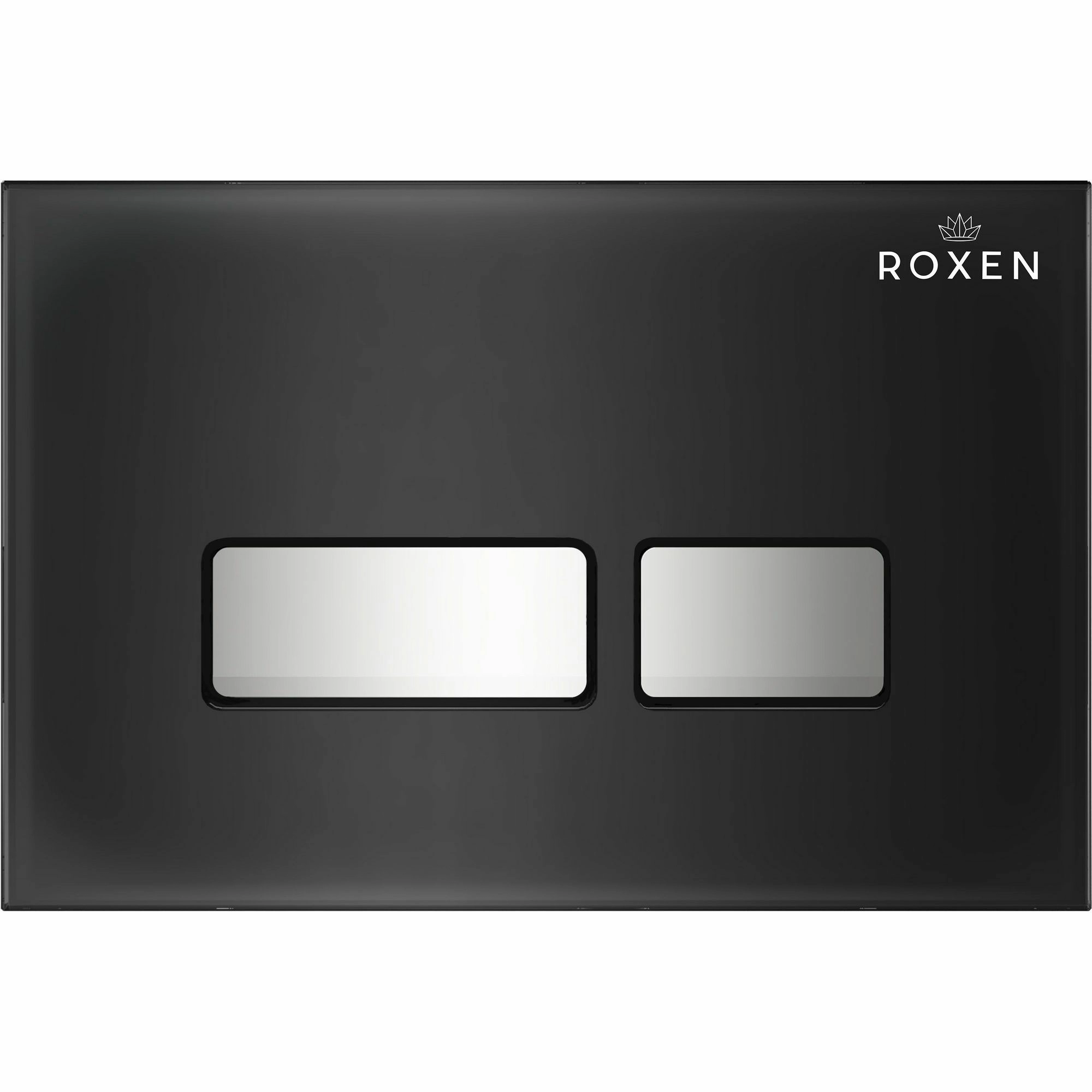 Кнопка для инсталляции Roxen Glass черный/хром, 430280B