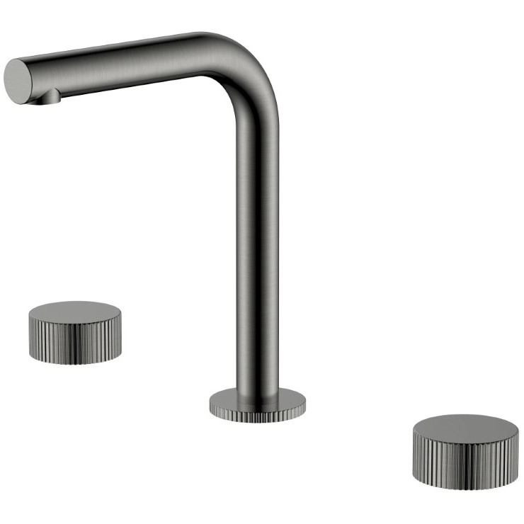Смеситель на столешницу на 3 отверстия Boheme Stick Linea Gun Metall, 152-GM.3