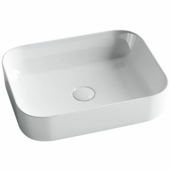 Умывальник чаша накладная прямоугольная CeramicaNova Element 50x39, CN6011