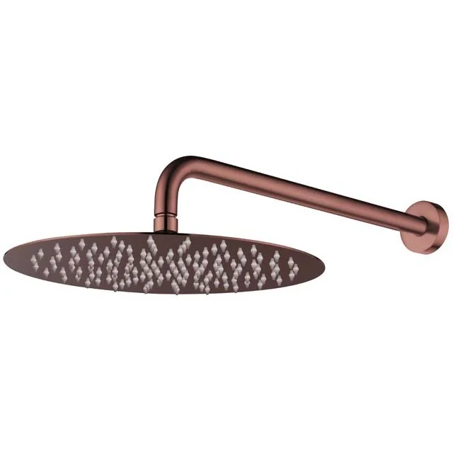 Верхний душ с кронштейном Boheme Uno Copper Brushed, 422-TOP-CB