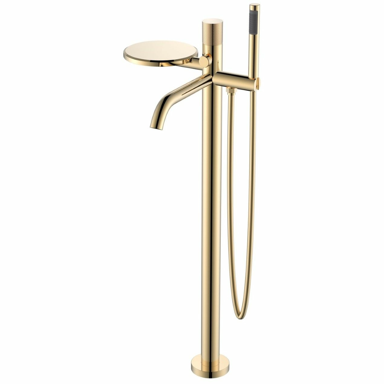 Напольный смеситель для ванны Boheme Stick Touch Gold, 129-GG.2