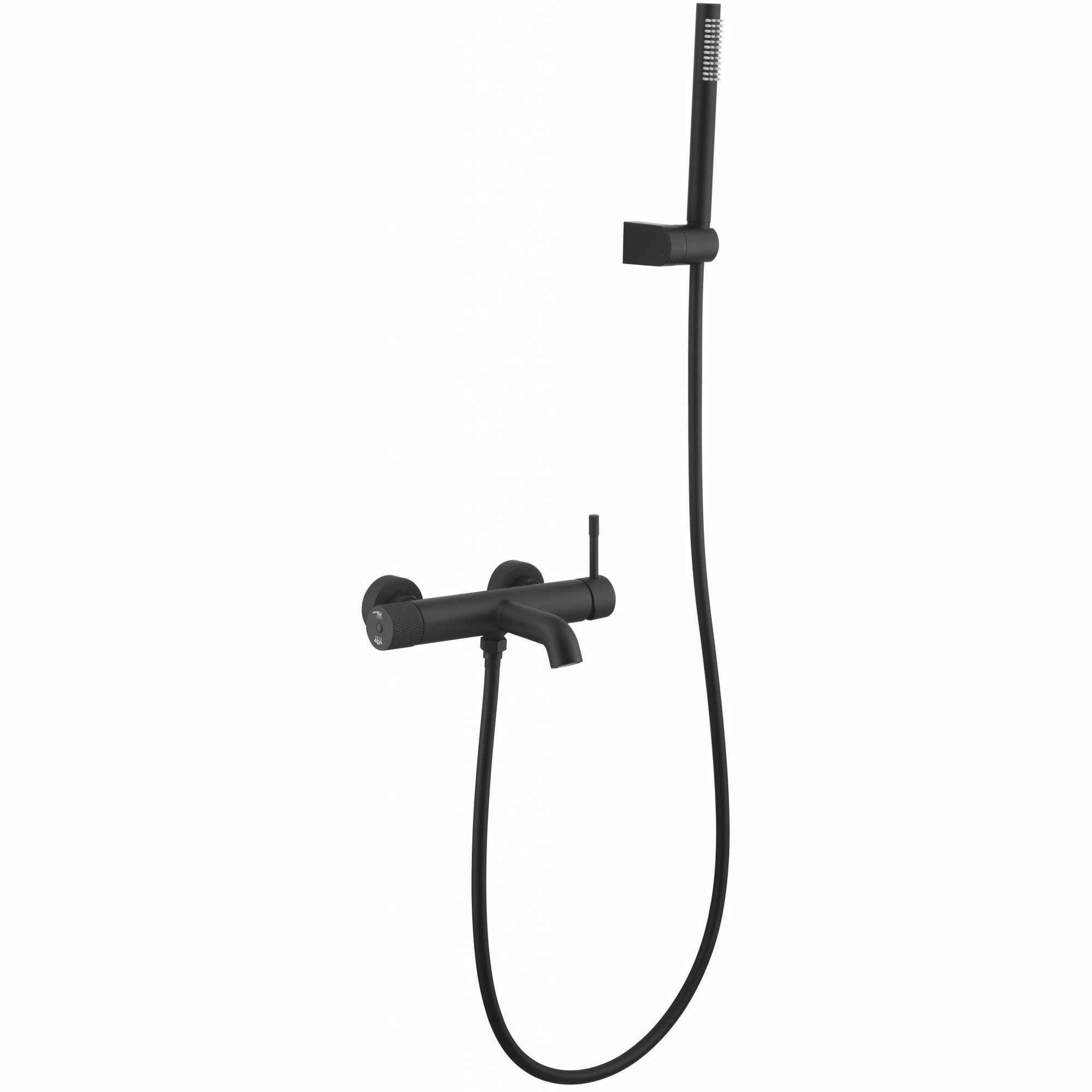 Смеситель для ванны Boheme Uno Black Matt, 463-B