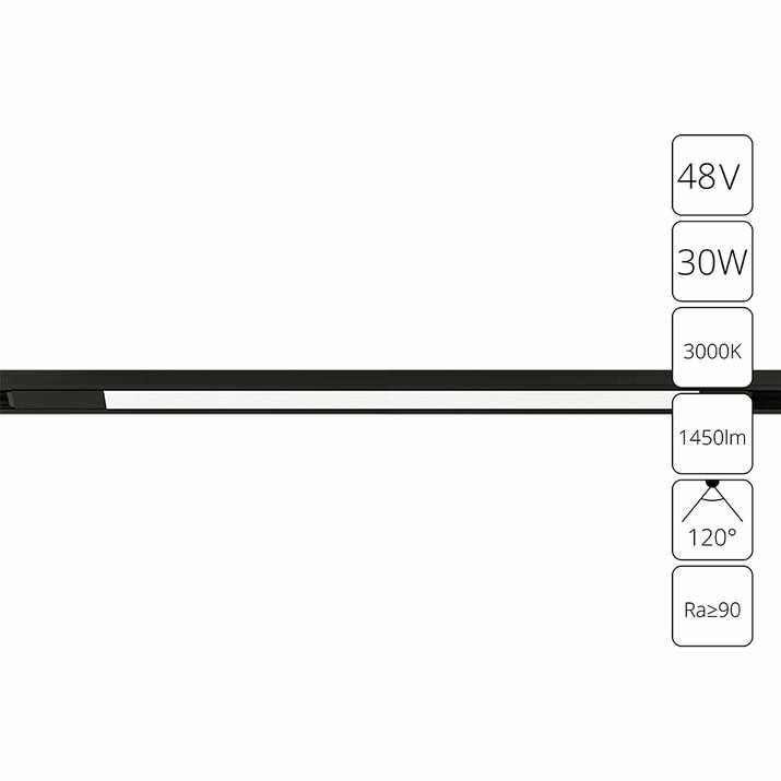 Магнитный трековый светильник Arte Lamp Optima, A7285PL-1BK
