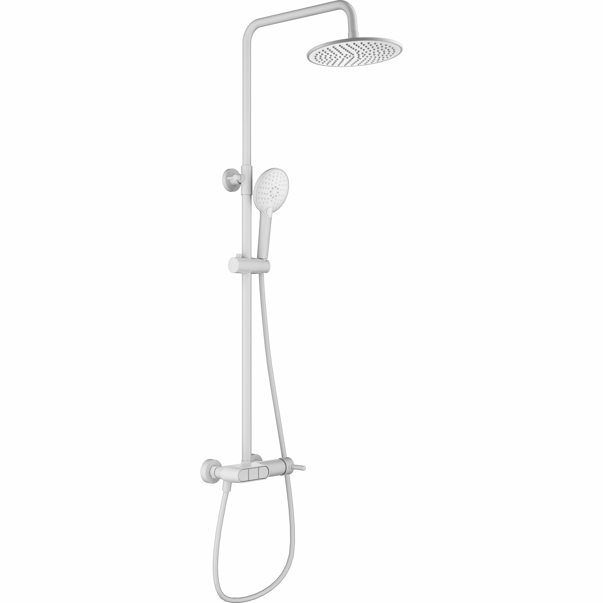 Душевая система Wonzon & Woghand белый матовый, WW-A30653-MW