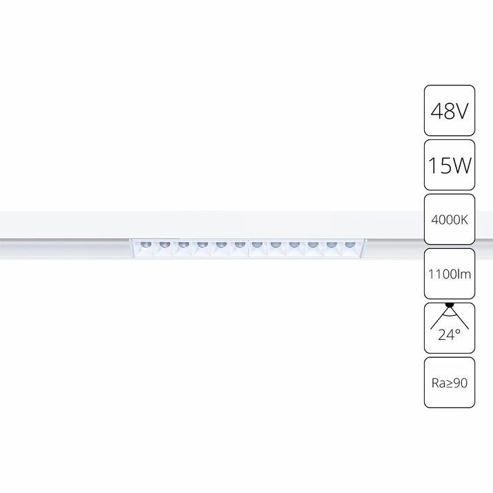 Магнитный трековый светильник Arte Lamp Linea, A4634PL-1WH