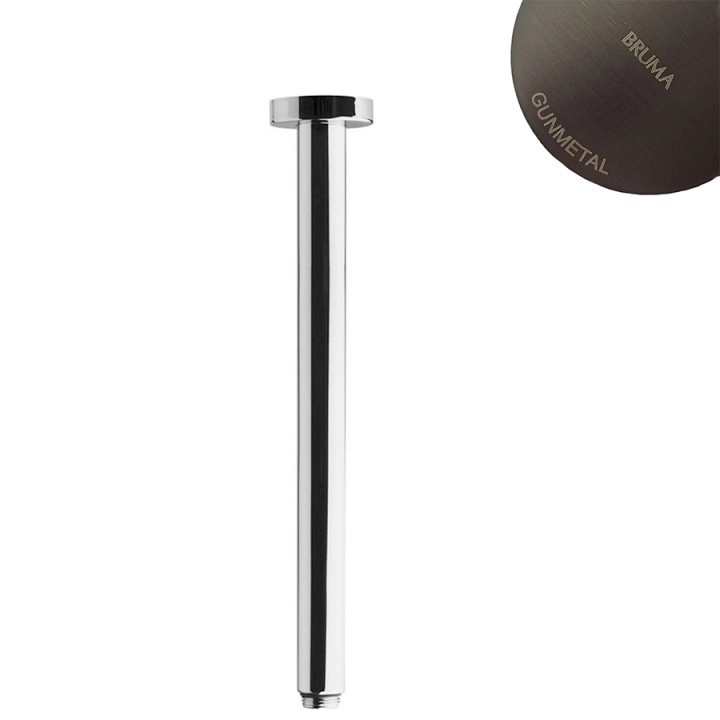 Душевой кронштейн потолочный 100 мм Bruma EloR 145 621 8MG Gunmetal, 1456218MG