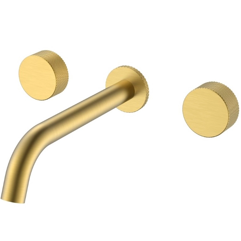 Смеситель из стены на 3 отверстия Boheme Stick Touch Matt Gold, 152-2-MG.2