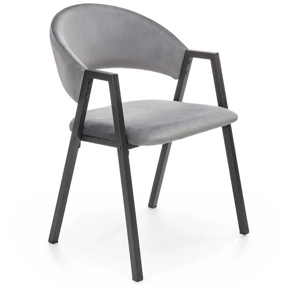 Стул Halmar K473 серый/черный, V-CH-K/473-KR-POPIEL