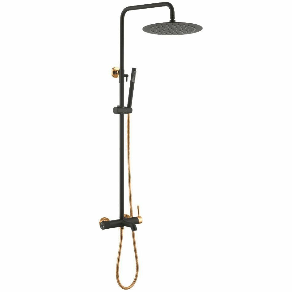 Стойка для душа Boheme Uno Black/Gold, 468-BG