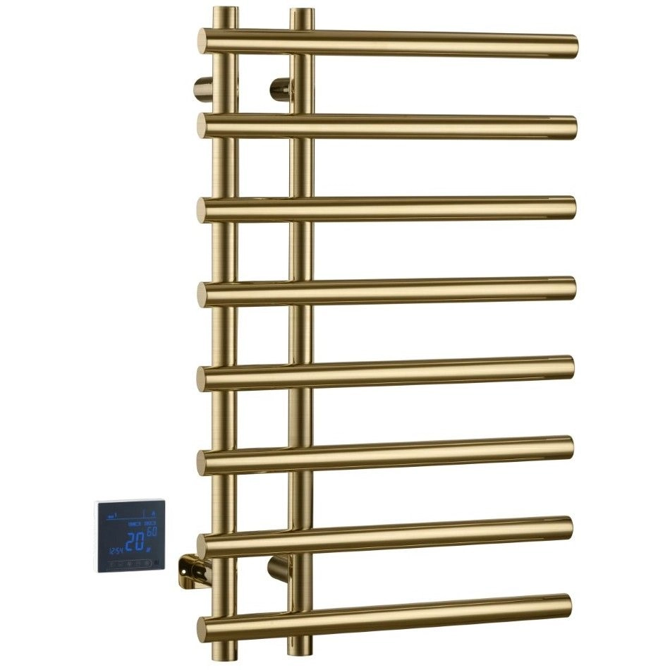 Полотенцесушитель электрический Boheme Uno Matt Gold 80x50, 722-MG