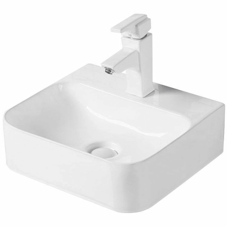 Раковина накладная Aquaceramika Wave 43x39.5, AC525D