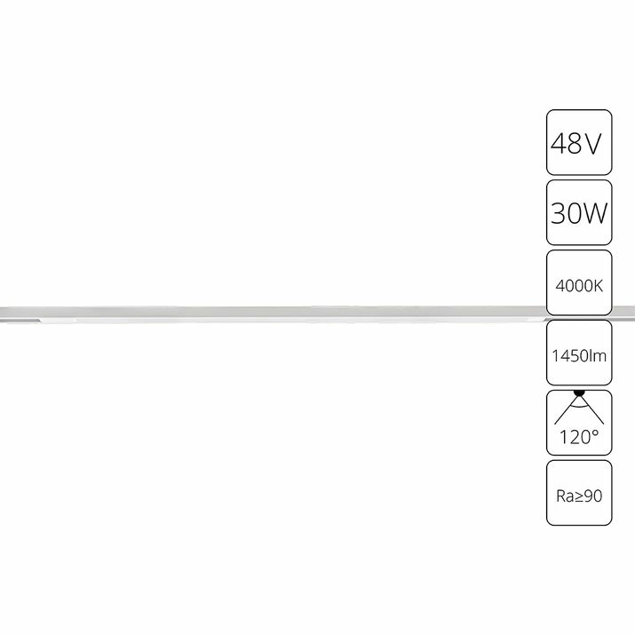 Магнитный трековый светильник Arte Lamp Optima, A7265PL-1WH