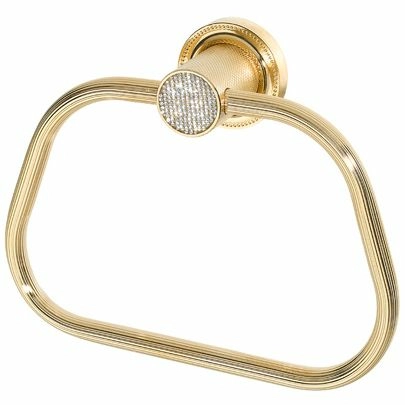 Полотенцедержатель кольцо Boheme Royale Cristal Gold, 10925-G