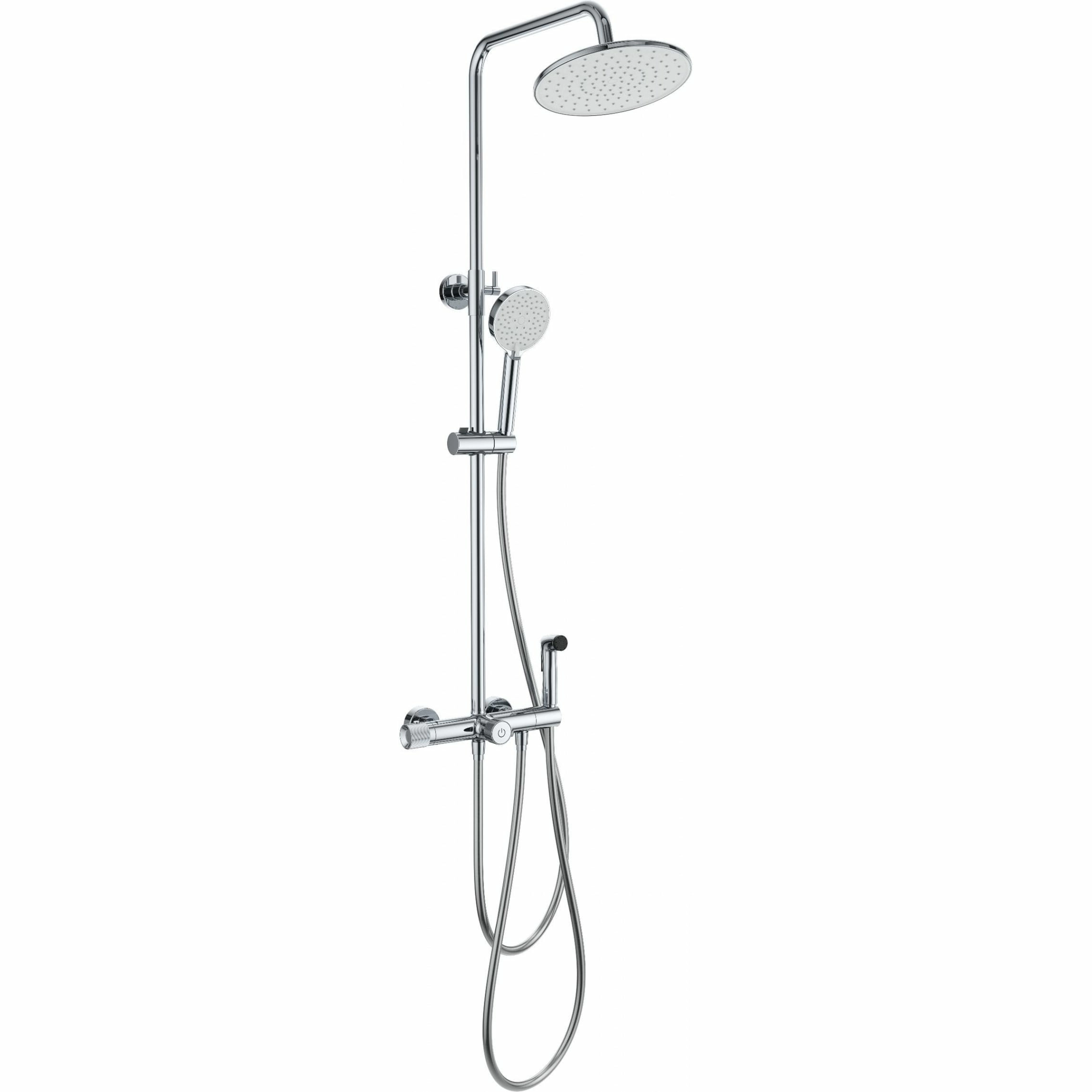 Душевая система с термостатом Wonzon & Woghand хром, WW-B3097-A-CR