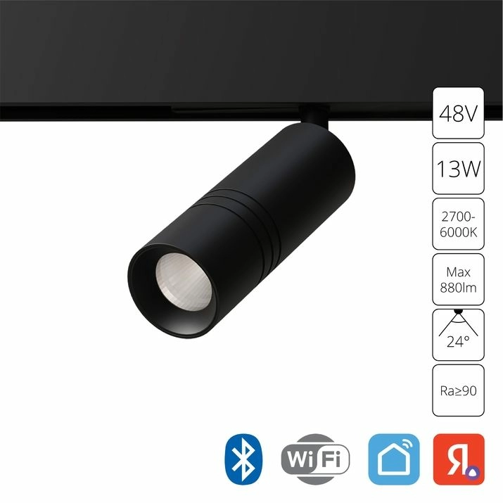 Магнитный трековый светильник Arte Lamp Expert, A5741PL-1BK