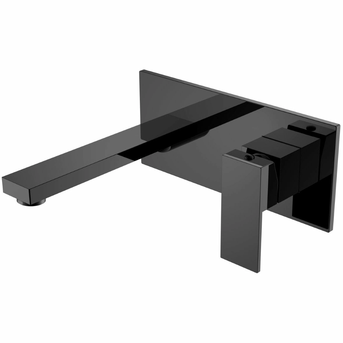 Смеситель для умывальника Boheme Qubic Shine Gun Metall, 475-SGM