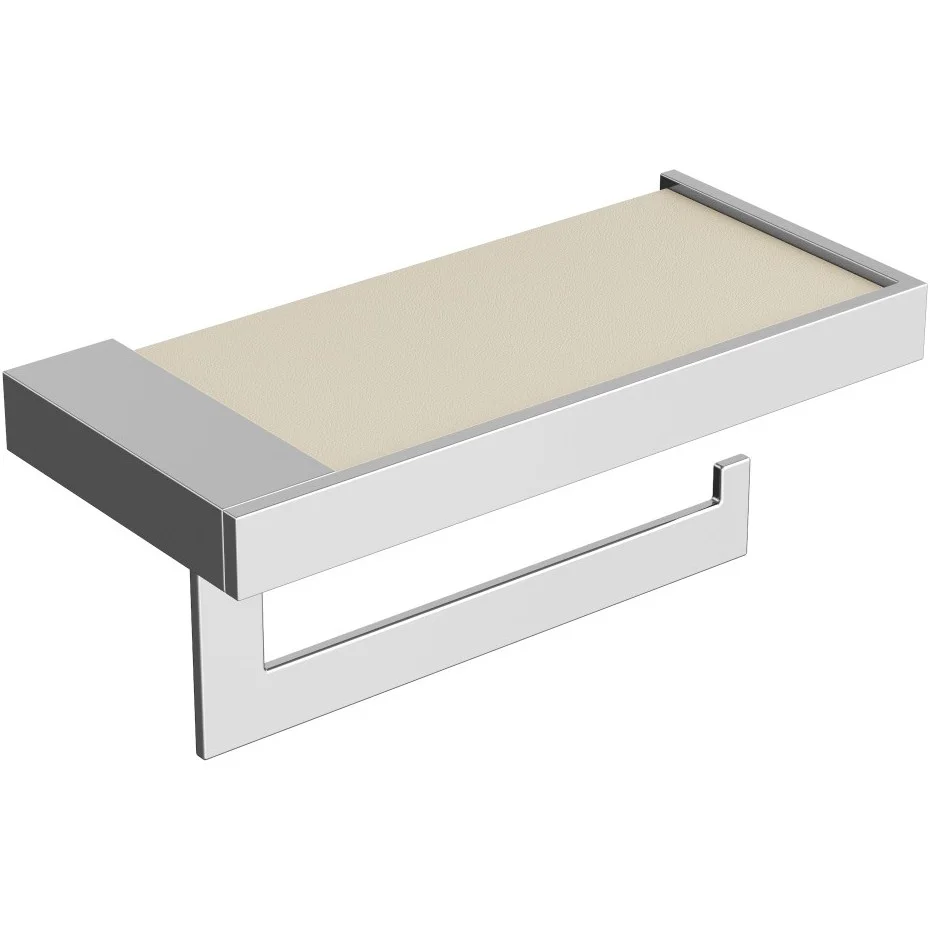 Держатель туалетной бумаги Boheme Qubic Chrome, 10721-CR