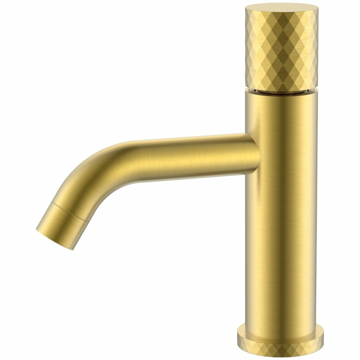 Смеситель для умывальника Boheme Stick Diamond Matt Gold, 121-MG