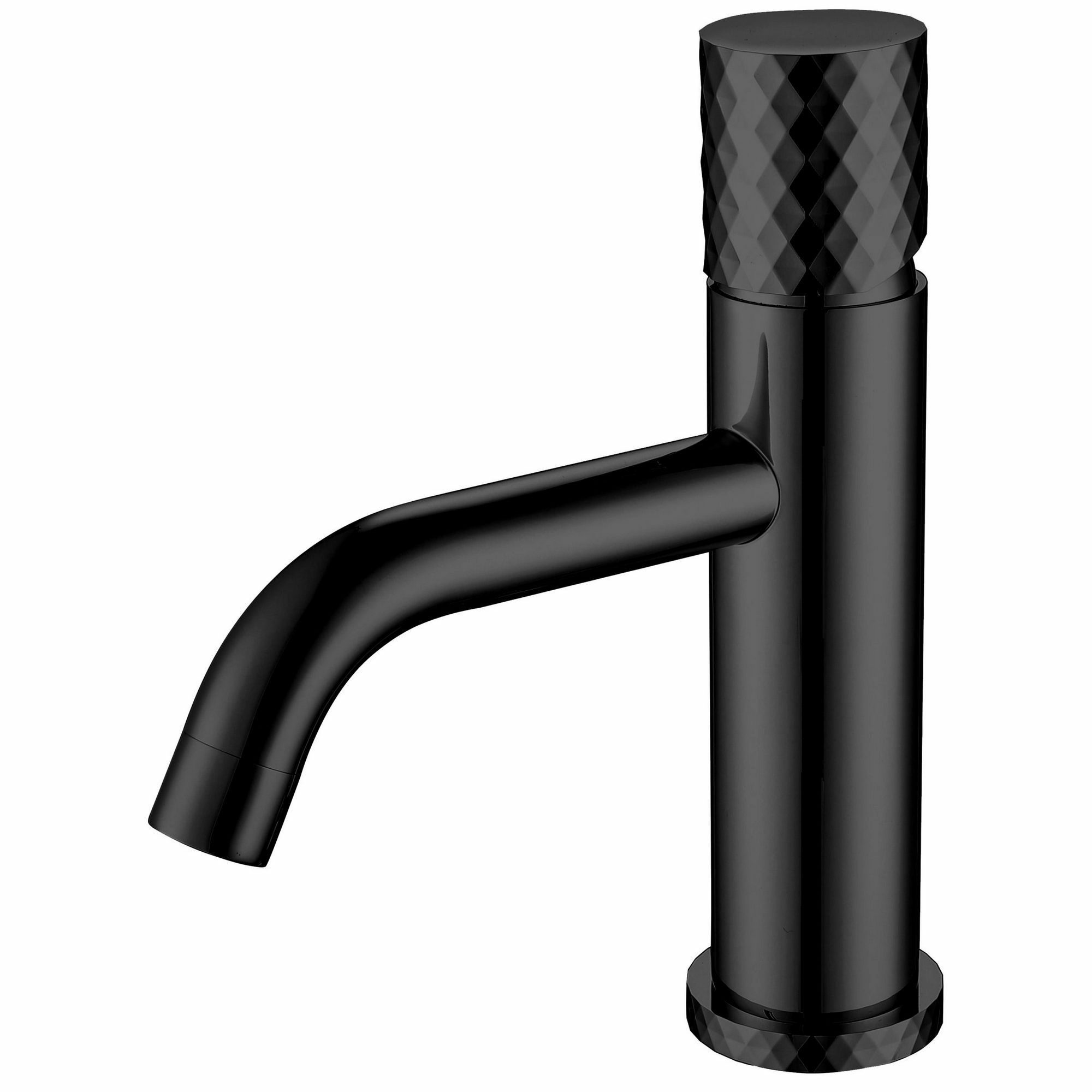 Смеситель для умывальника Boheme Stick Diamond Black, 121-BB