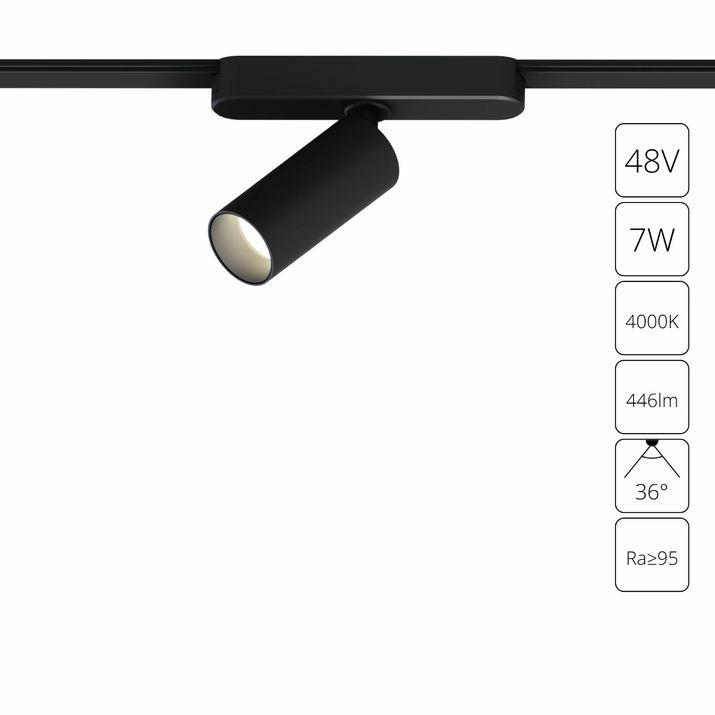 Магнитный трековый светильник Arte Lamp Rapid, A6156PL-1BK