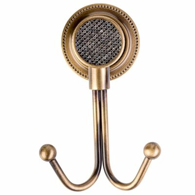 Крючок двойной Boheme Royale Cristal Bronze, 10926-BR