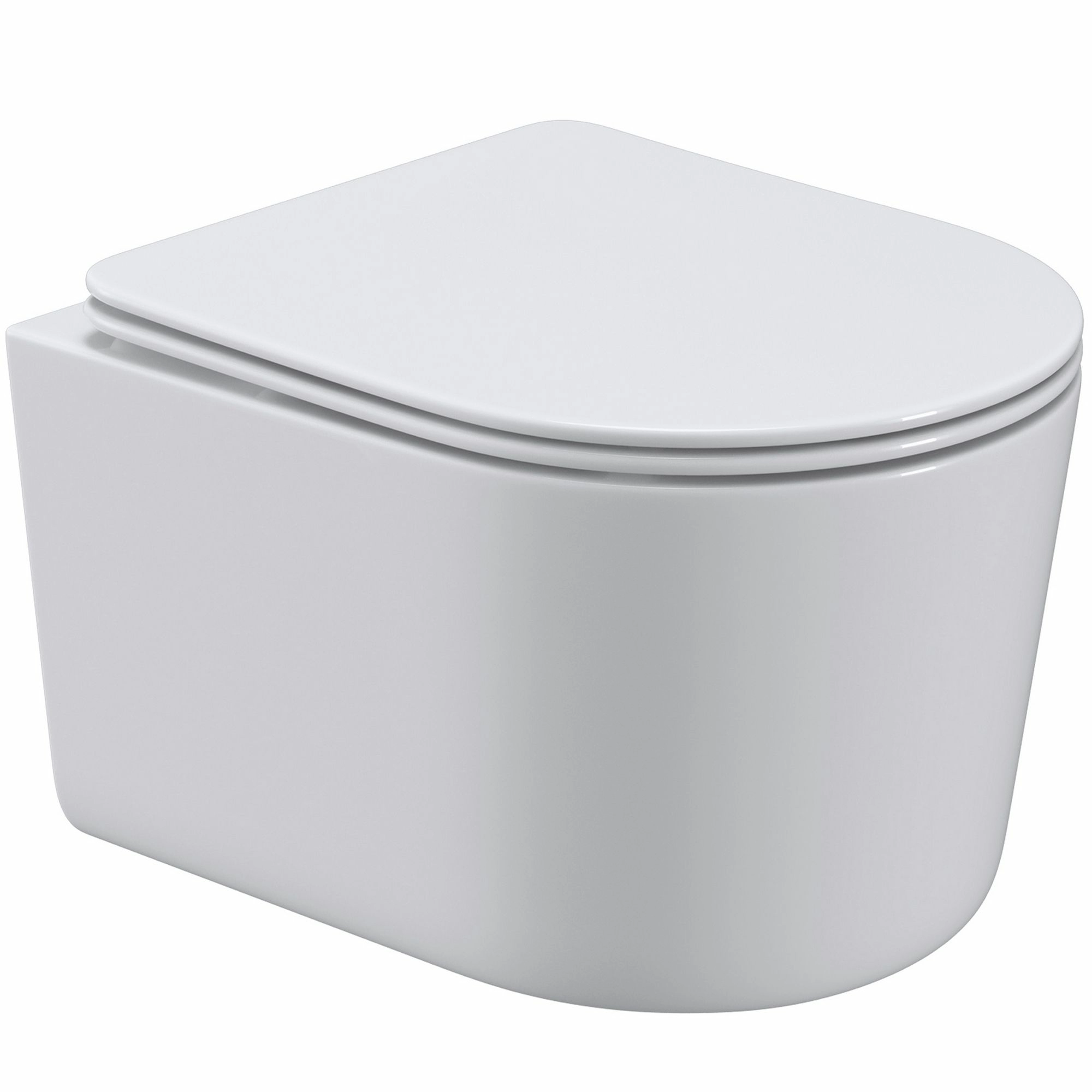 Подвесной компактный унитаз Roxen Simple, 530120-01