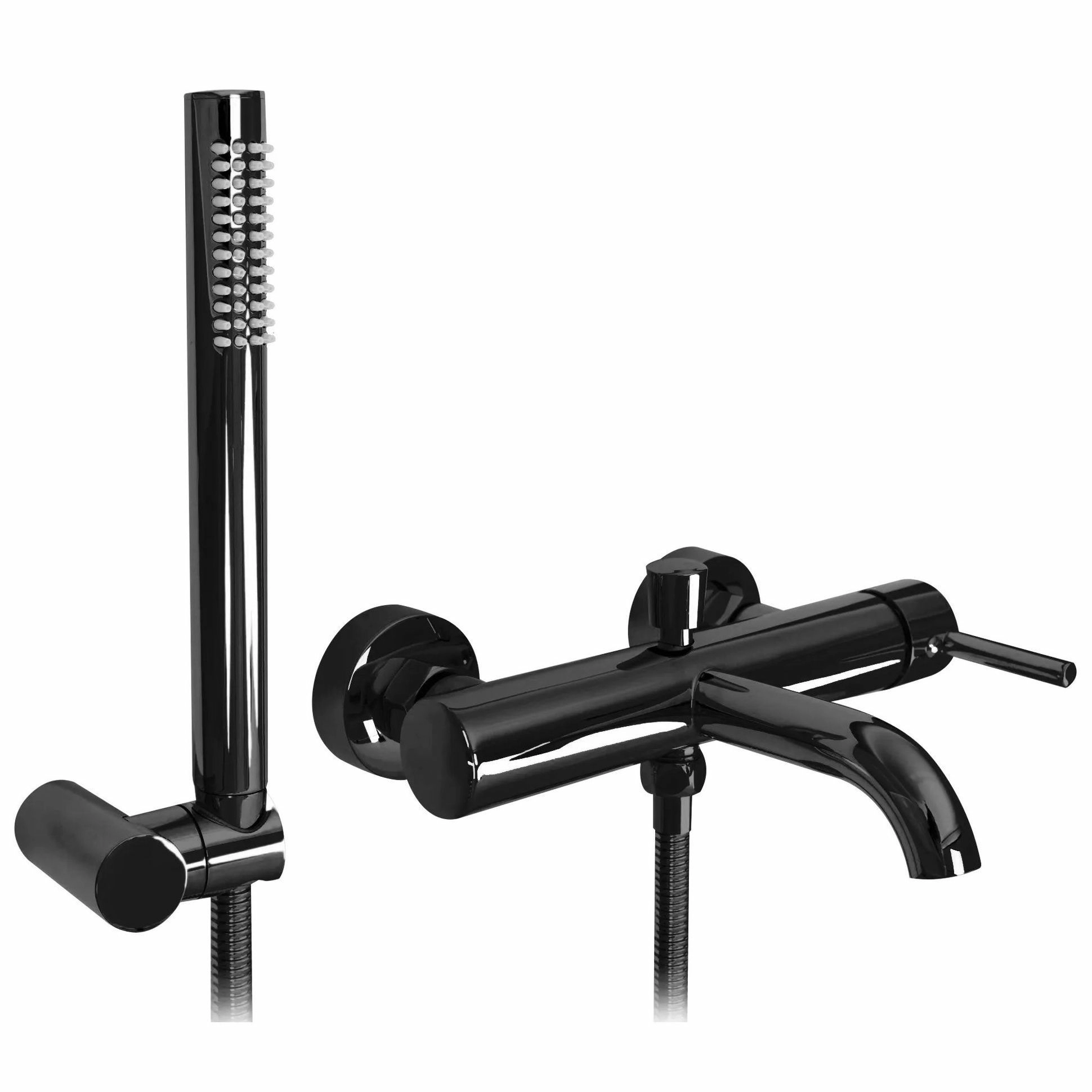 Смеситель для ванны Rea Lungo Black Metallic, REA-B4422