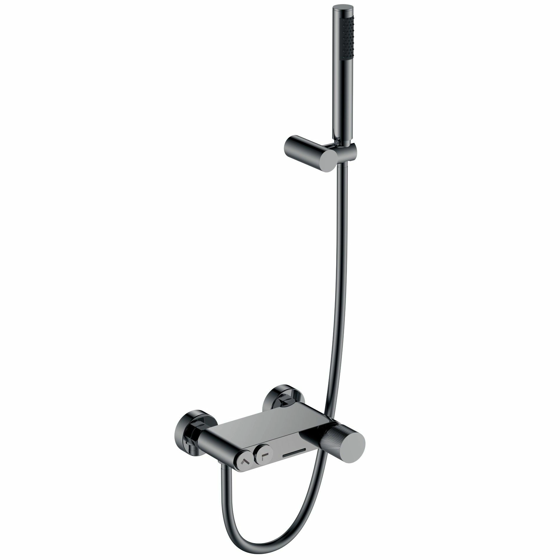 Смеситель для ванны Boheme Stick Touch Shine Gun Metall, 123-SGM.2