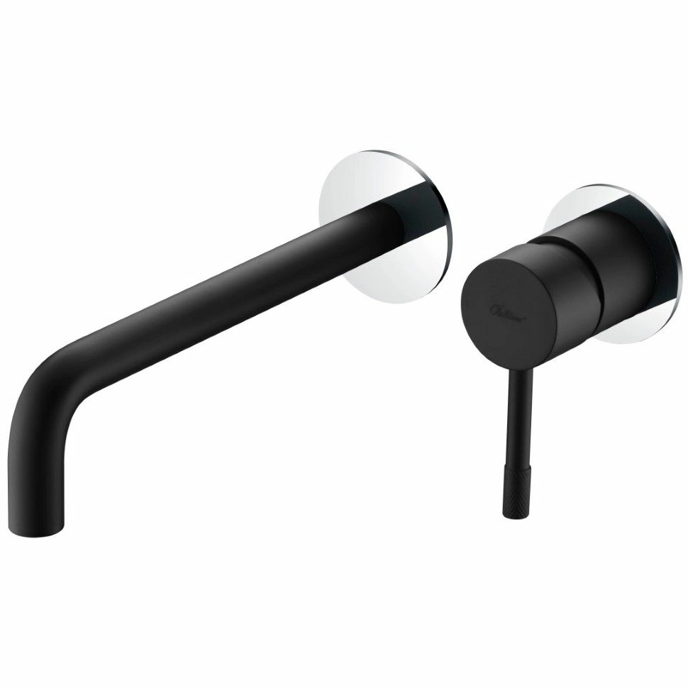 Смеситель для умывальника Boheme Uno Black/Chrome, 465-BCR