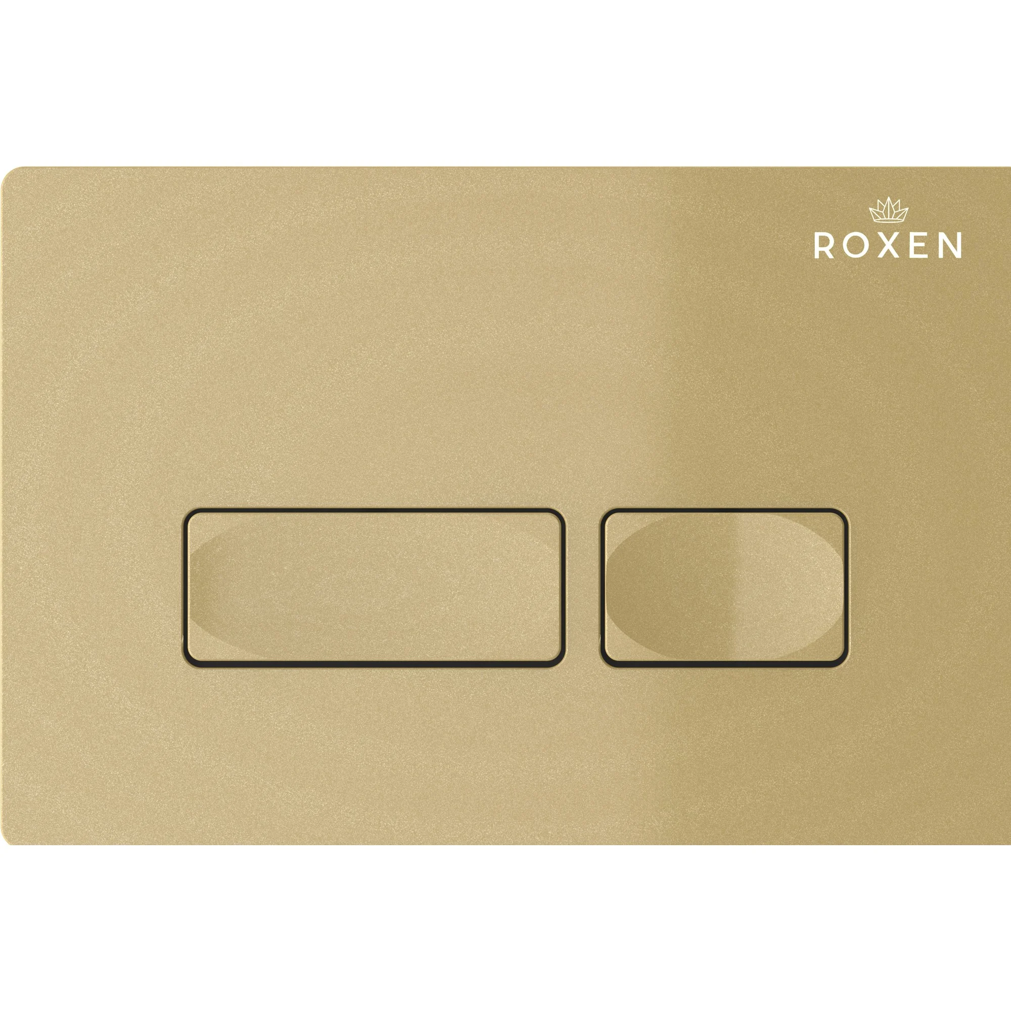 Кнопка для инсталляции Roxen Caspia брашированное золото, 410280GB
