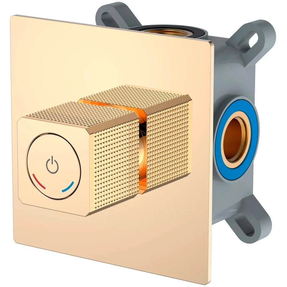 Смеситель автоматический на 1 функцию Boheme Quad Gold, 154-5-G