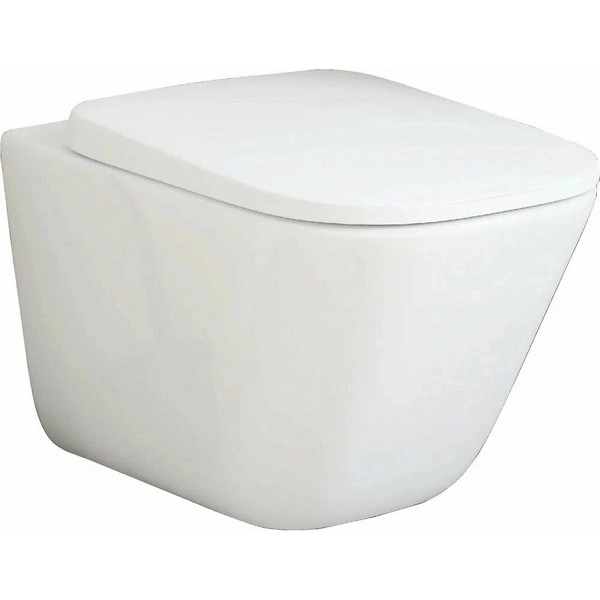Унитаз подвесной Roca Gap Clean Rim с пневмокрышкой, 34647L000 + ZRU9307682