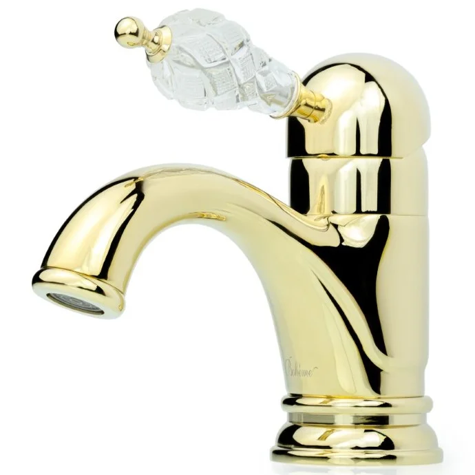 Смеситель для умывальника Boheme Crystal Gold, 281