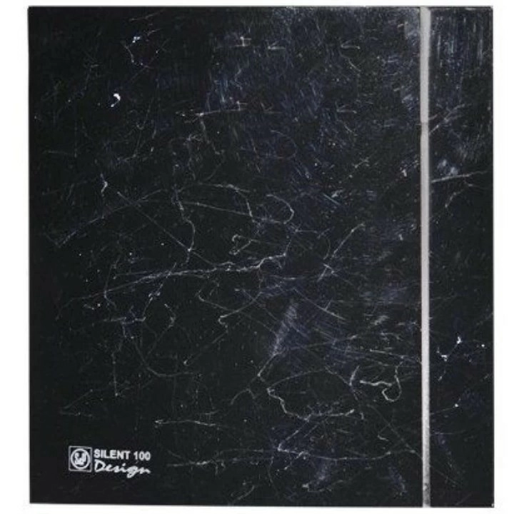 Вентилятор S&P SILENT-100 CZ MARBLE BLACK DESIGN – 4C