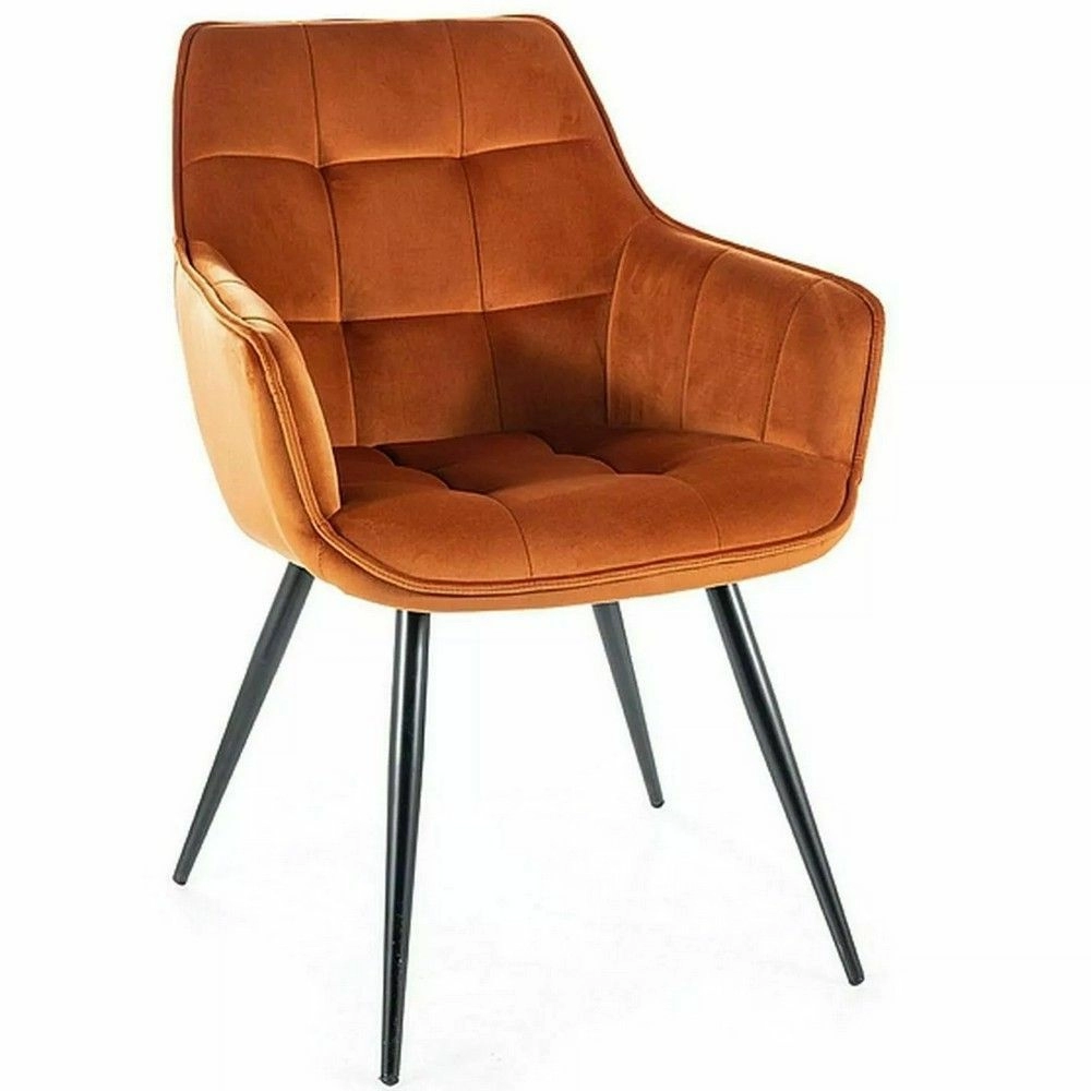 Стул Signal Lilia Velvet Bluvel 4215 корица/черный, LILIAVCCY