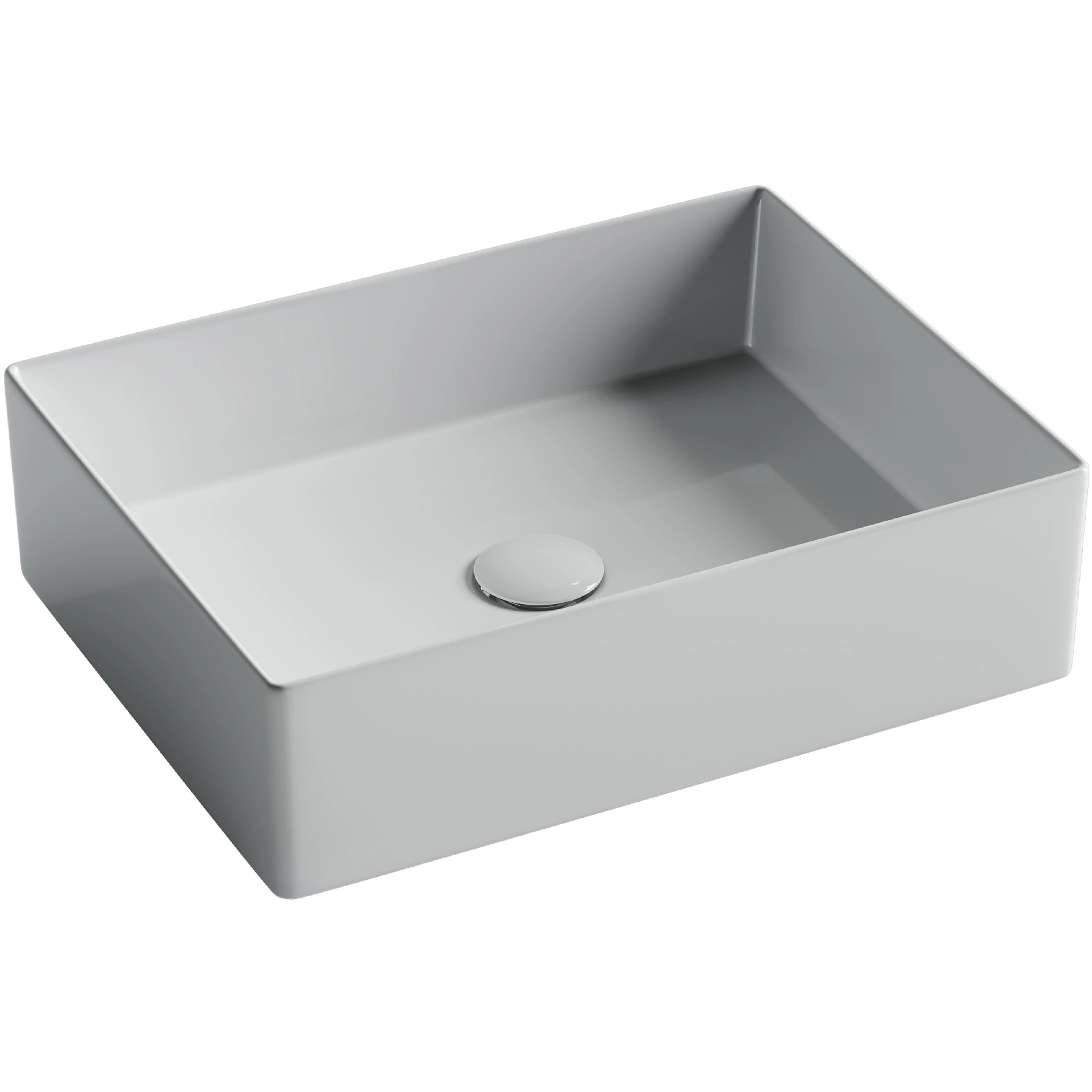 Умывальник чаша накладная прямоугольная CeramicaNova Element 47.1x36.1, CN6069