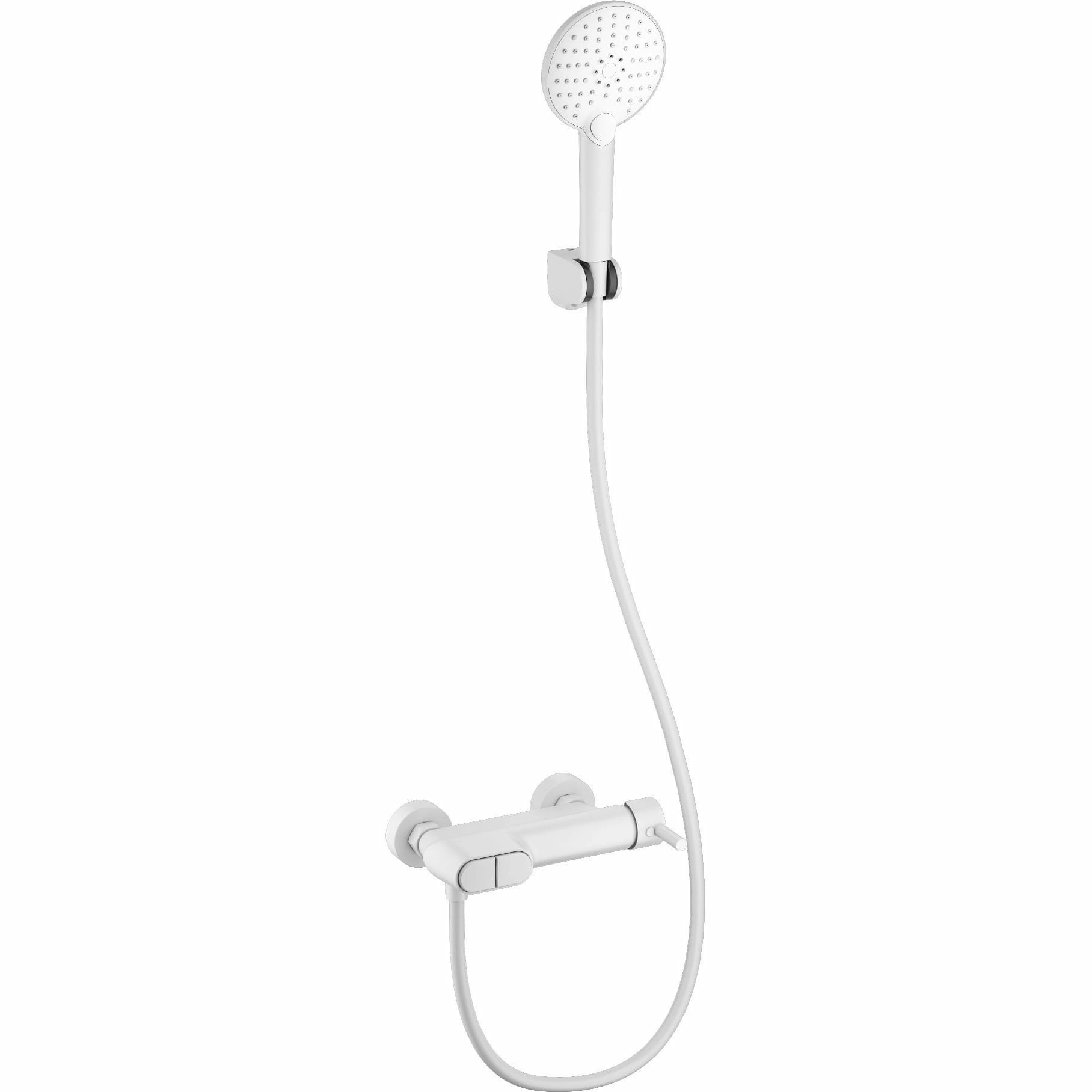 Смеситель для ванны с душем Wonzon & Woghand белый матовый, WW-A30902-MW