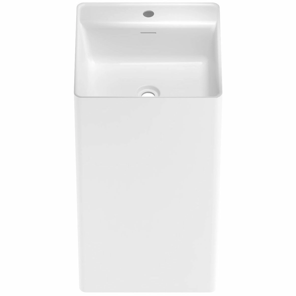 Напольная акриловая раковина Wellsee Pure BY Wellsee 40x40, 230714000