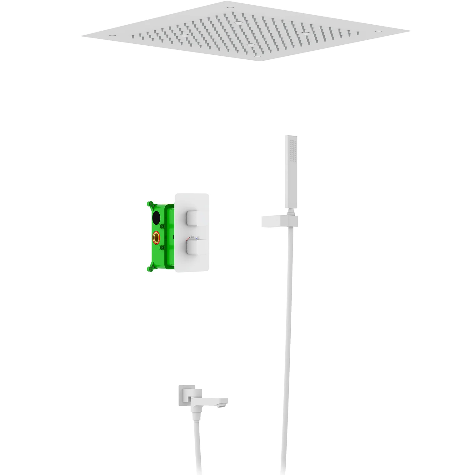 Душевая система Timo Petruma Matte White, SX-5019/16SM