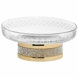 Настольная мыльница Boheme Royale Cristal Gold, 10930-G