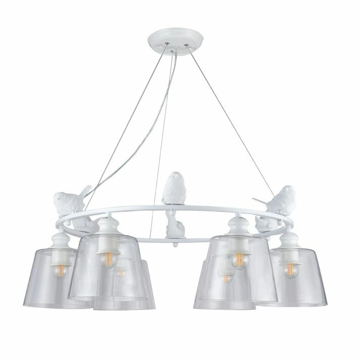 Подвесная люстра Arte Lamp Passero, A4289LM-6WH