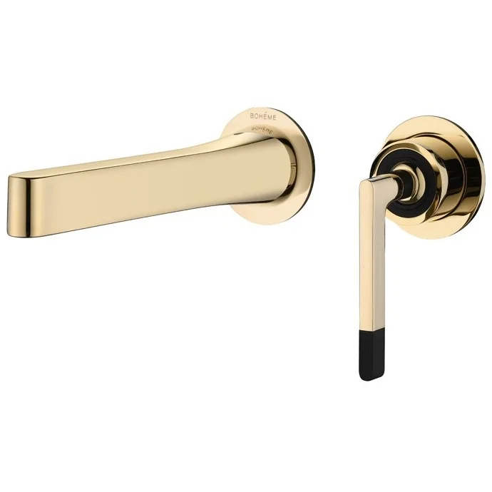 Смеситель для раковины из стены Boheme Duo Gold, 165-G