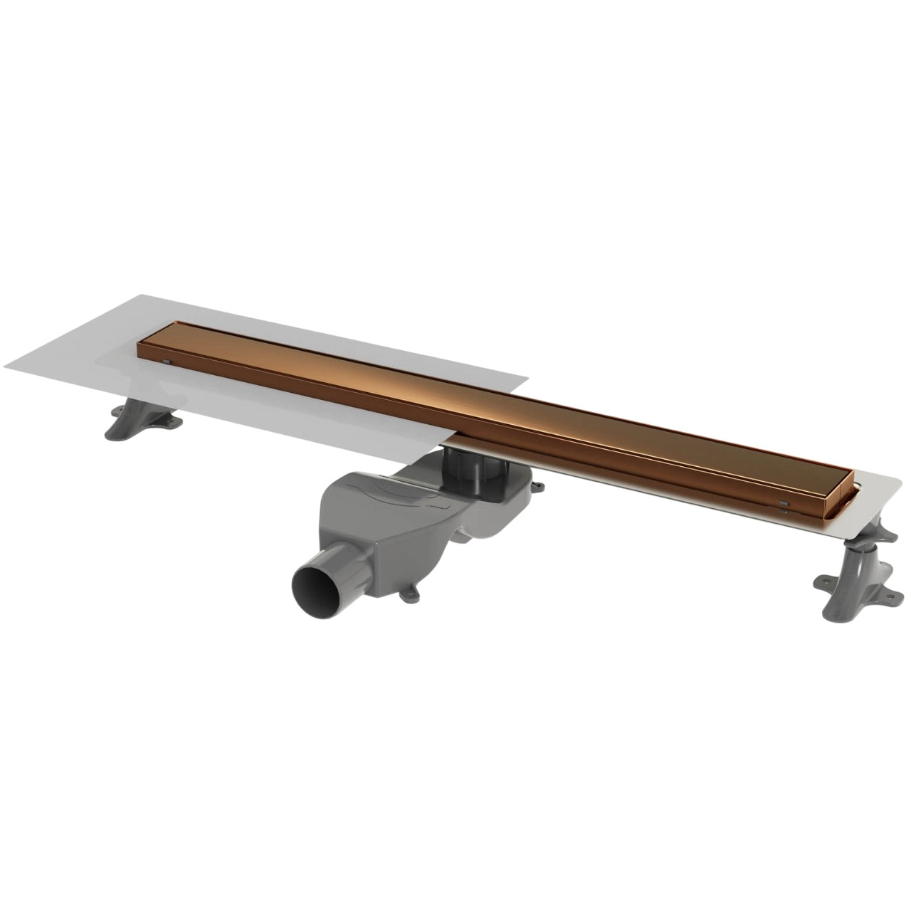 Линейный трап Boheme Premium Linear Bronze Brushed 982