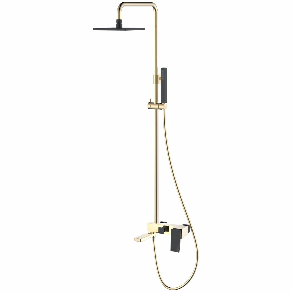 Стойка для душа Boheme Q2 Gold/Black, 148-GB.2