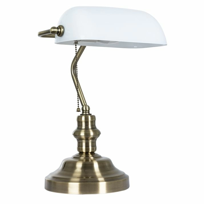 Кабинетная настольная лампа Arte Lamp Banker, A2493LT-1AB