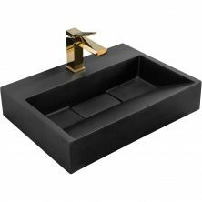 Умывальник Rea Goya Black 50x37, REA-U8778